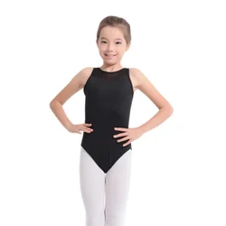 Efinny Ragazze Dei Capretti Dei Bambini Senza Maniche Danza Body Stretch Body Balletto Magliette E Camicette Costume Nuovo di Zecca