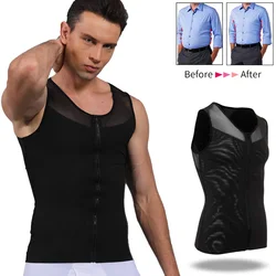 Mężczyźni odchudzanie urządzenie do modelowania sylwetki kontrola brzucha gorset Waist Trainer Man Shapewear modelowanie bielizna czopiarki korygująca postawa kamizelka gorset