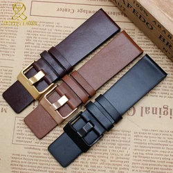 leather watchband 22 24 26 28 30mm leather bracelet watch strap wristwatches band for Diesel DZ4343 DZ7293 DZ7333 watch band