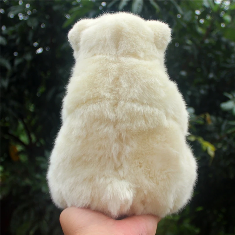 Kawaii Polar Bear Plush Toy Doll Girl Doll Animals Bear Dolls White Bear Hug Pillow Children Birthday Gift 21cm