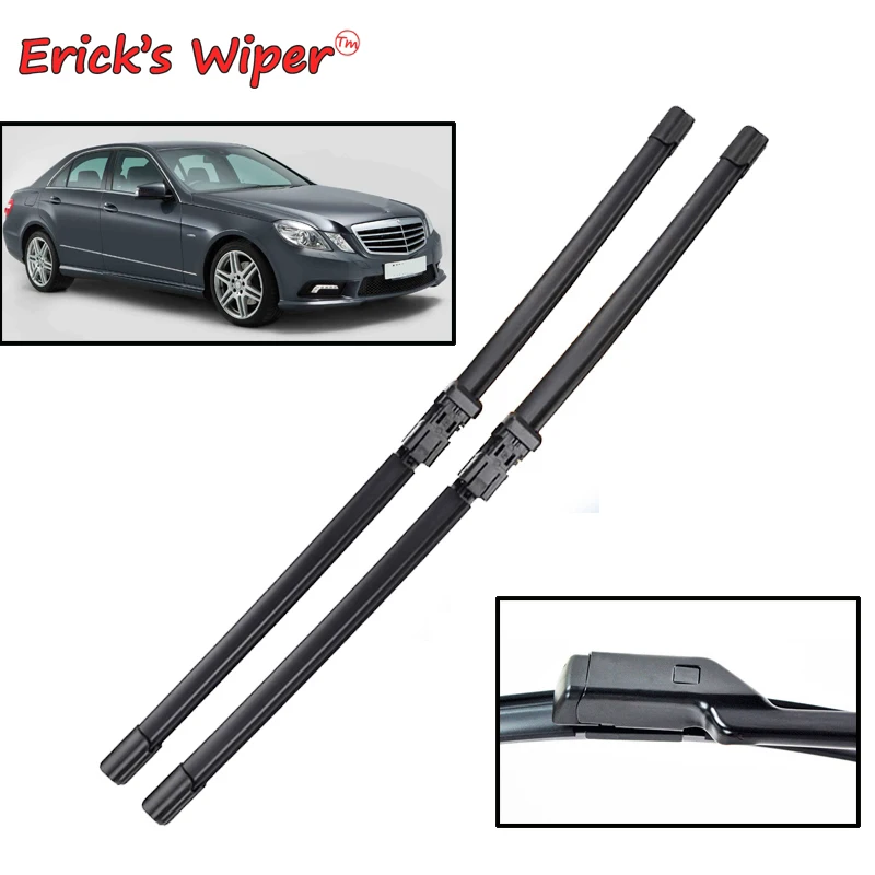 Erick\'s Wiper Front Wiper Blades For Mercedes-Benz E-Class W212 2014 - 2016 Windshield Windscreen Window Car Rain Brushes