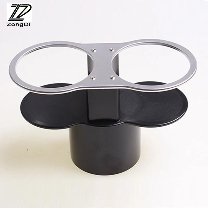 ZD 1Pc Car water cup holder Double mouth for  Peugeot 3008 308 207 407 Nissan Juke X-Trail Hyundai I30 Ix35 Accent Creta 2017