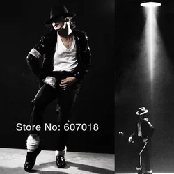 Cosplay Michael Jackson BILLIE JEAN Jacket Outfit FULL SET Costumes for Adults Halloween Performance