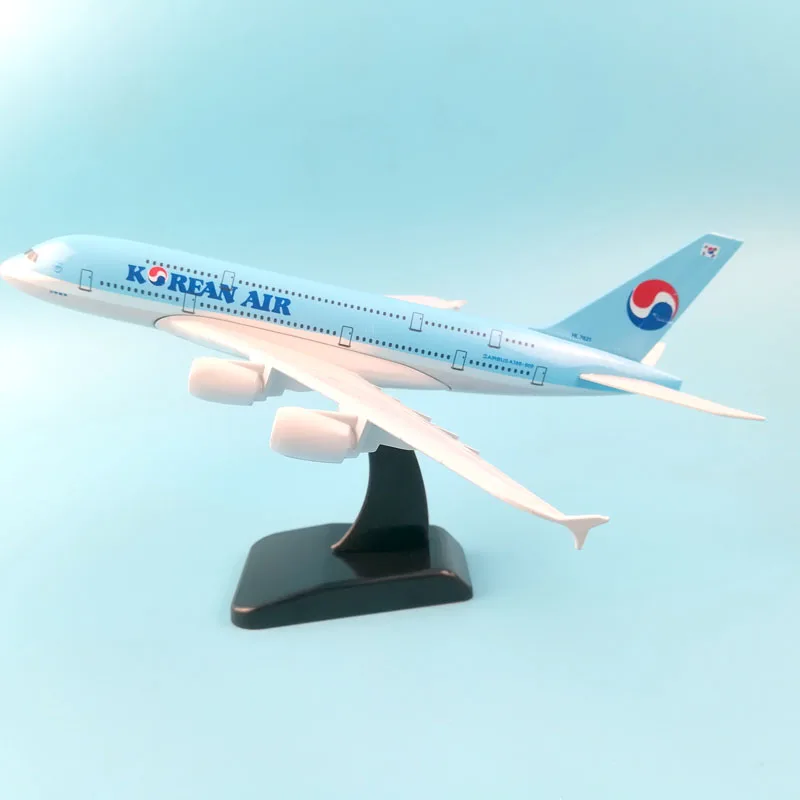 

Free shipping 20CM Korean Air A380 Airplane model 16CM Diecast Plane model A320 Aircraft model Toy plane gift Dropshipping Store