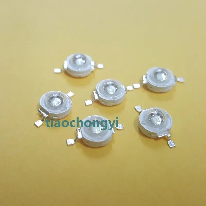 1000PCS 3W Blau High power LED-Emitter 470nm 700mA 3,6 V LED licht-emitting diod