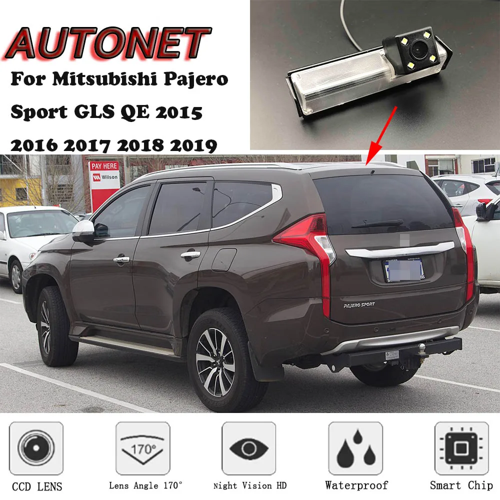 

AUTONET Backup Rear View camera For Mitsubishi Pajero Sport GLS QE 2015 2016 2017 2018 2019 CCD/Night Vision/parking Camera