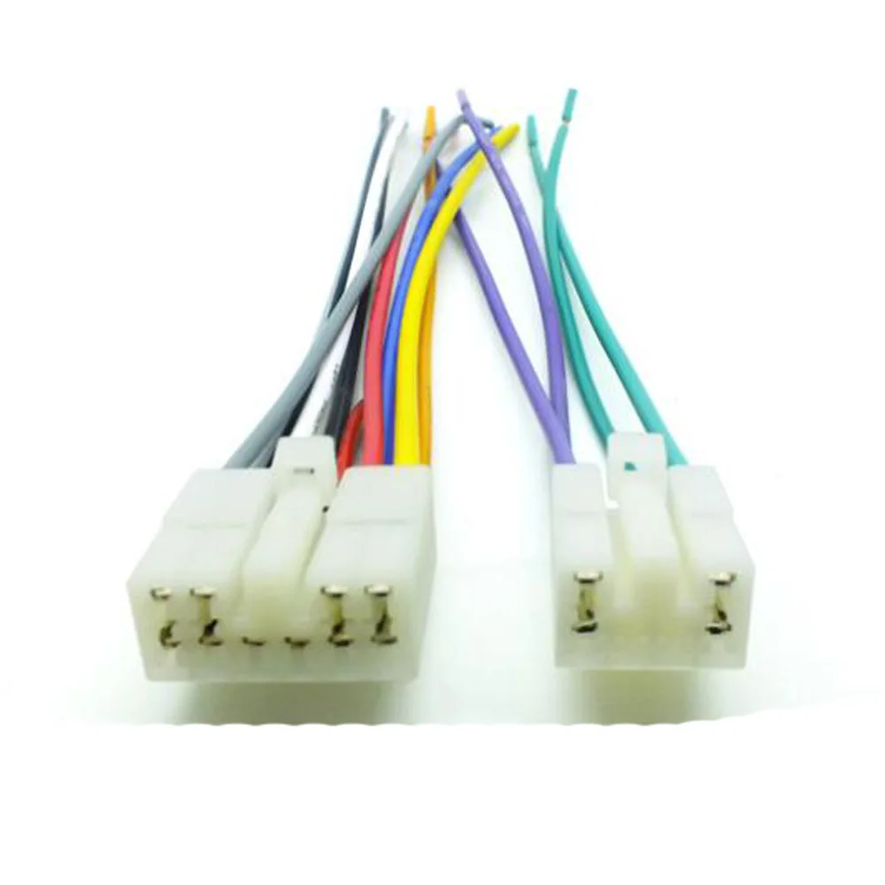 Car Audio Stereo Wiring Harness Adapter Plug For Toyota Corolla RAV4 Prius Highlander Yaris Previa Radio CD DVD Stereo Harness