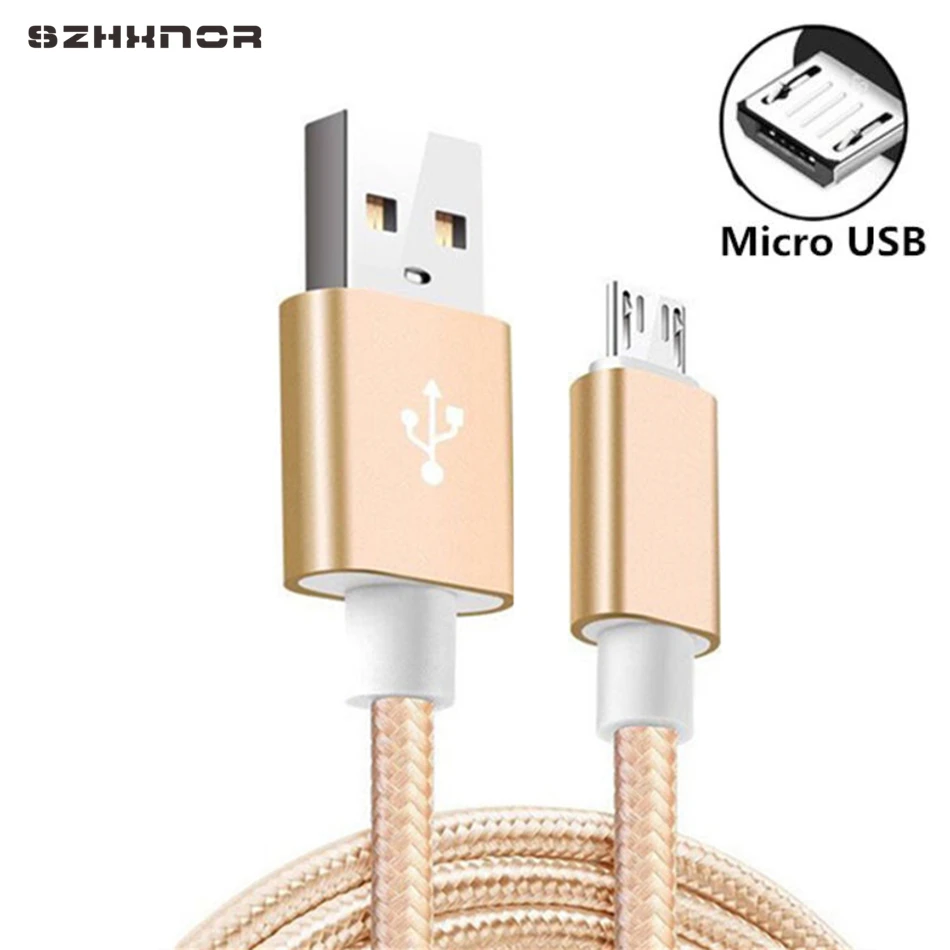 Fast Charging USB Cables Micro Usb Cable Android Mobile Phone Data Sync Charger for Samsung Galaxy A3 A5 A6 2016 J3 J5 J7 2017