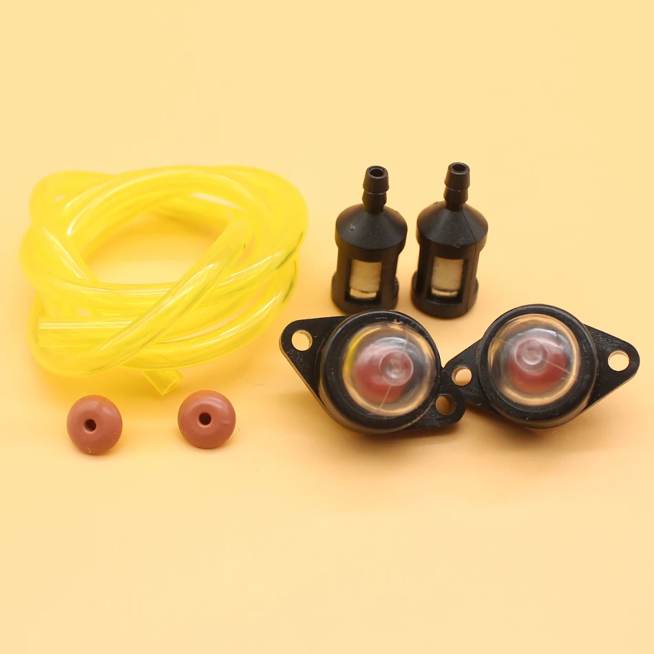 Filter Saluran Bahan Bakar Primer Bulb Tune Up Perawatan Kit Fit Poulan 2055 2075 2150 2155 2175 2250 2350 Gergaji 530071835
