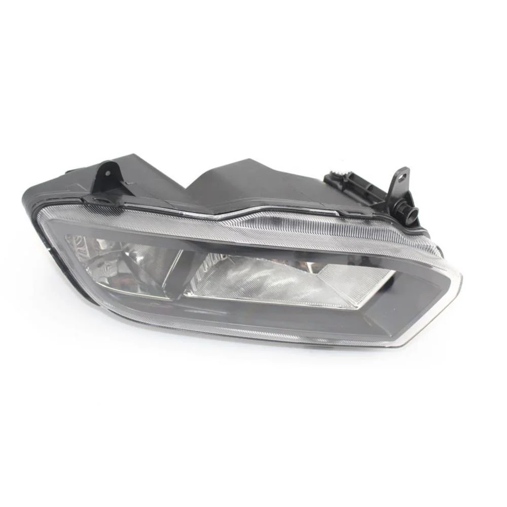 1Pc Left Side Fog Light For VW Polo 6C 2014 2015 2016 2017 Car-Styling Front Halogen Fog Light Fog Lamp Assembly With 2 Bulbs
