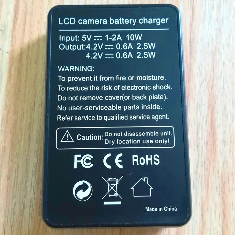 EKEN SJCAM Original Accessories 1350/1050mAh Battery Charger For C30 M10 SJ4000 /Air/Wifi/SJ5000 H9 R H3 H8 H5S H6 Action Camera