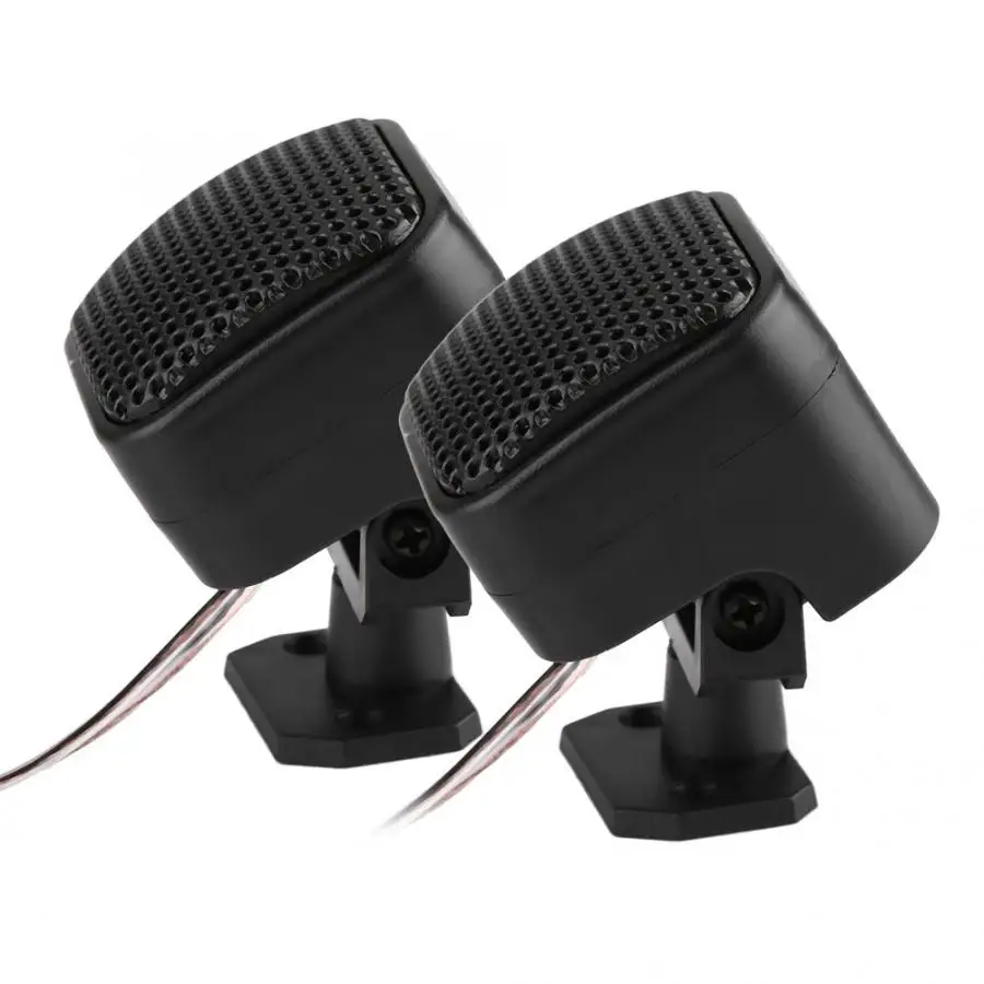 2pcs Car Small Square Speaker Loud Audio Music Tweeter Loudspeaker 500W Power Loudspeaker