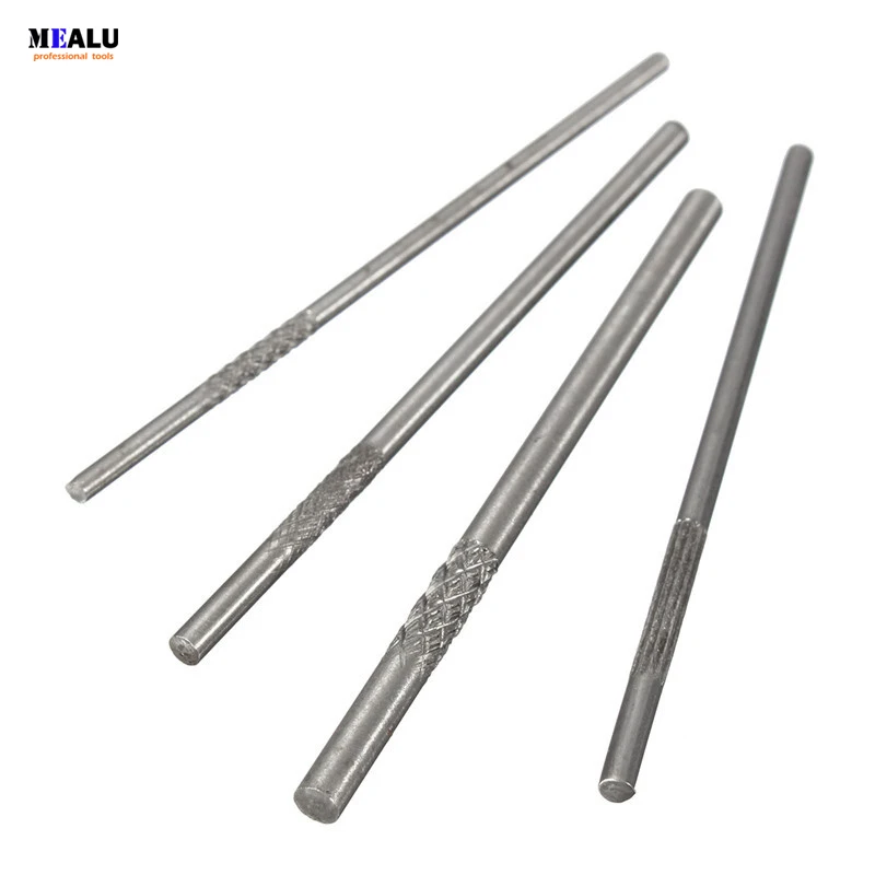 

4 PCS Threw the optical axis bead knife axis DIY Tools Drill Bit The total length 50mm woodworking