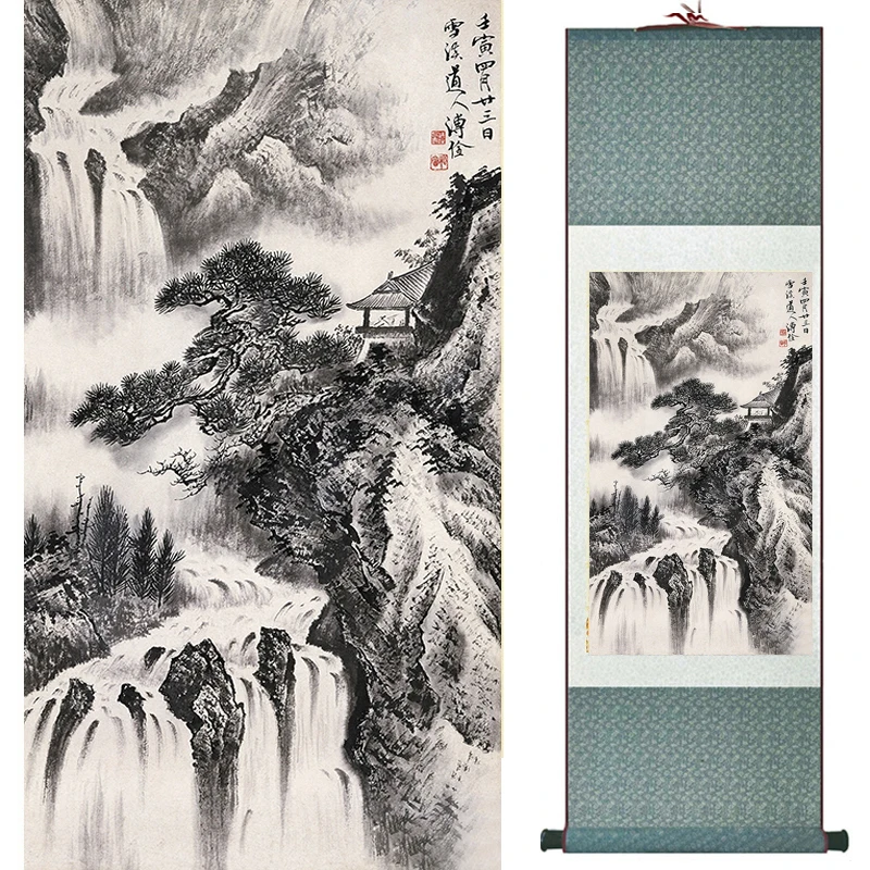 

Hotsale landscape art painting Chinese traditional art painting China ink painting fashion painting home decoration