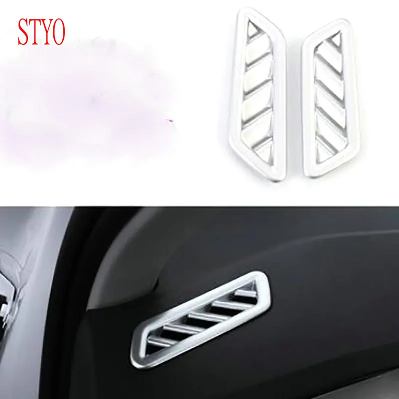 STYO Car ABS  Interior Air Conditioning Vent Cove trim For VW T-ROC 2018 2019