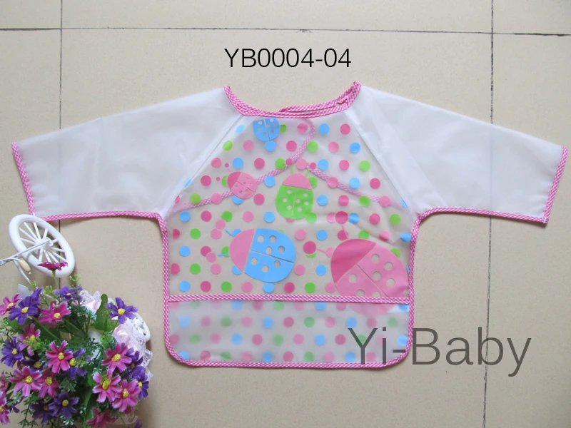 

Free Shipping YB0004-04 Baby bib Infant saliva towels Baby Waterproof bib Painting clothes 12Pieces/Set