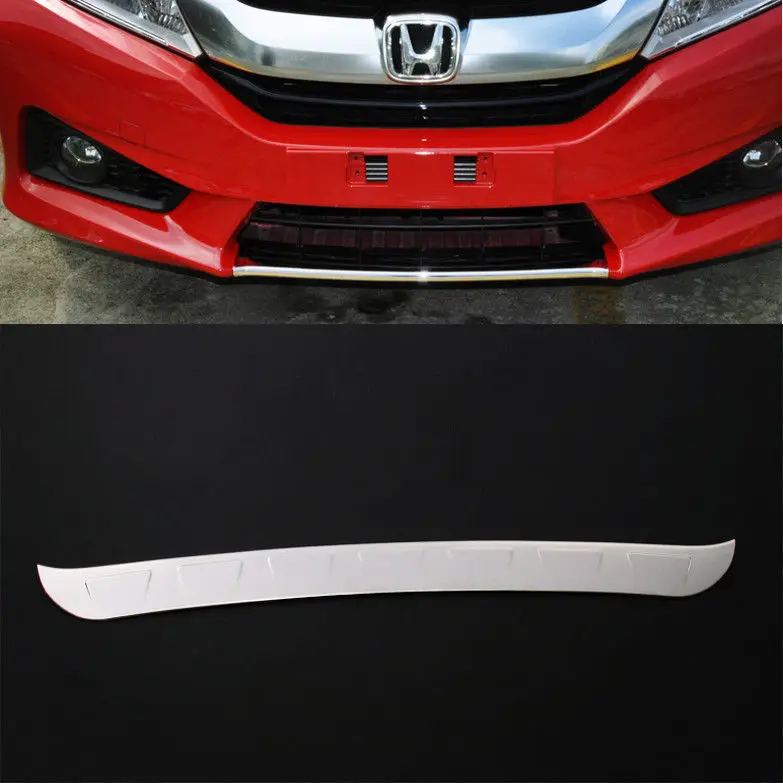 Front Bumper Lip Garnish Bumper Grille Molding Trim for Honda City 2015-2017 Chrome Stainless Steel Car Styling Accessories