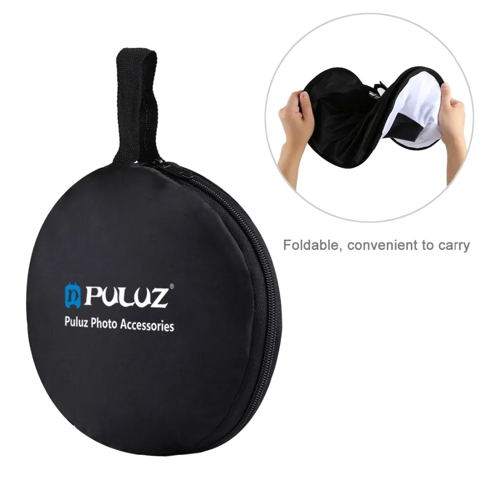PULUZ 45cm Ring Softbox Speedlight Round Style Flash Light Photography Shoot Soft box Foldable Soft Flash Light Diffuser