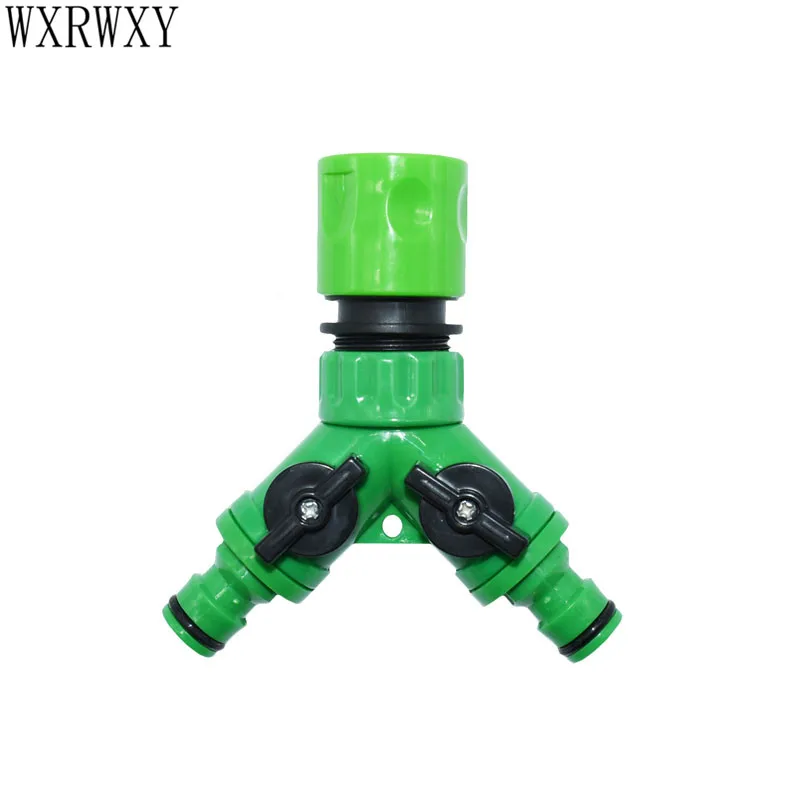 

wxrwxy Irrigation 2 way tap Quick connector 3/4 Female A tap of water irrigation valve splitter watering up 1pcs