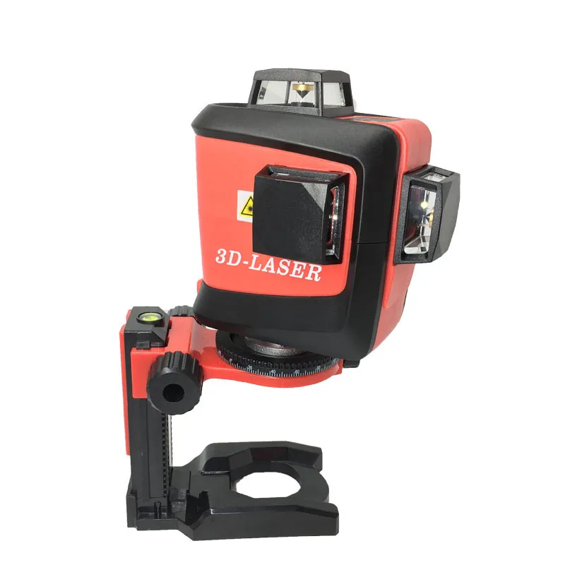 Niveau laser vert auto-nivelant, haute qualité, croix verticale 360, 3D, 12 lignes horizontales, livraison gratuite