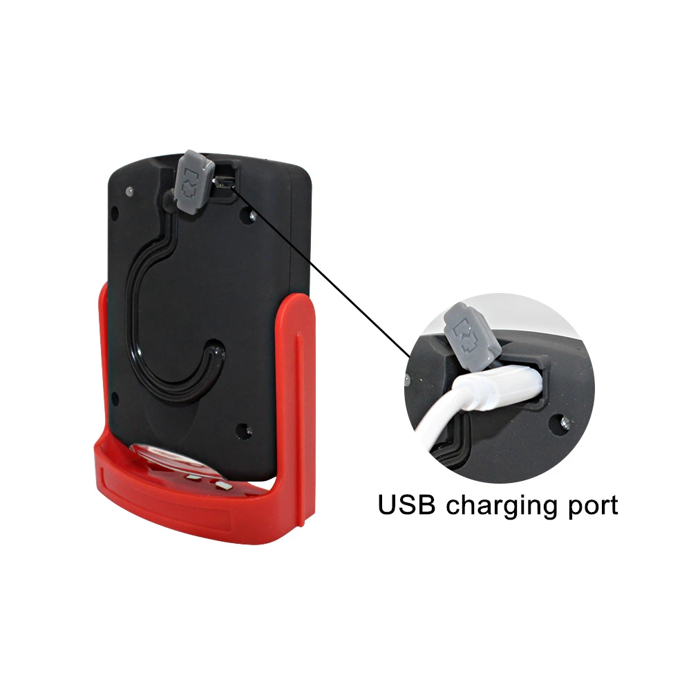 Rechargeable Flashlight 23 LED Flashlight Magnetic Work Light Multifunctional Hanging Lamp with USB charging cable