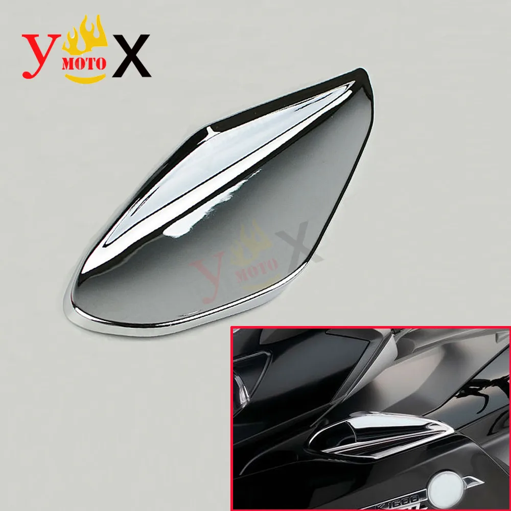 

K1600GTL Motorcycle Right Chrome Gas Fuel Tank Trim Cover Guard Protector Front Side Decal Panel For BMW K1600 GTL