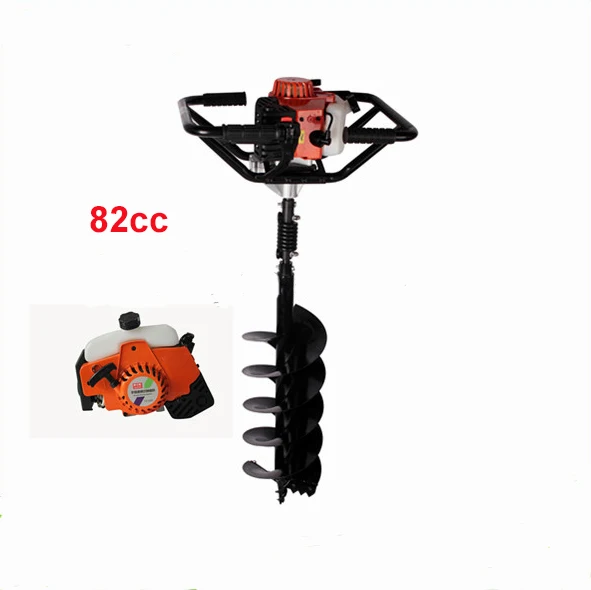 Powerful 82CC hole digging tools earth auger anchor auger drilling machine heavy-duty digging hole