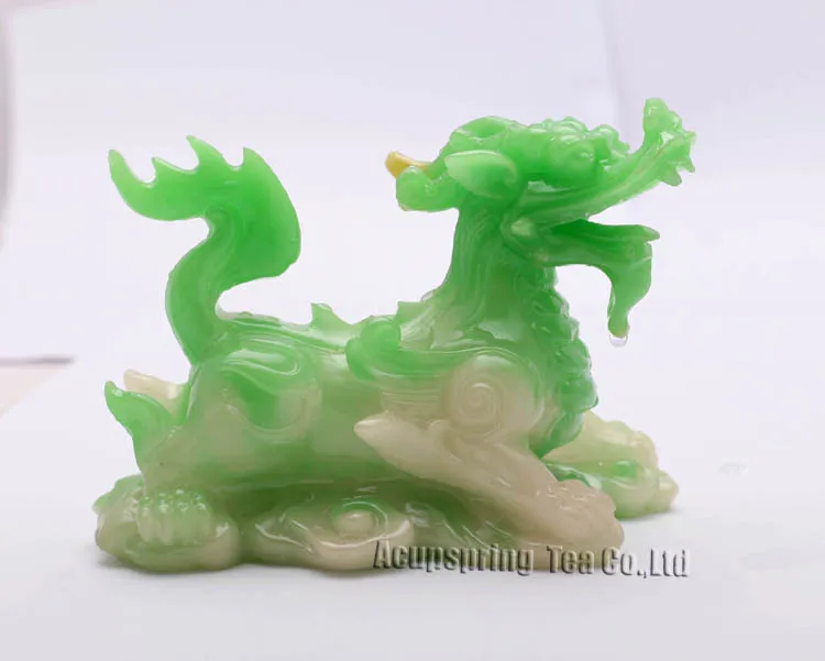 Allochroic Mascot,Green kylin, Chinese unicorn,Fengshui,Best Gifts,newfangled ,arts&Crafts,Ornament, tea pet,S1030A