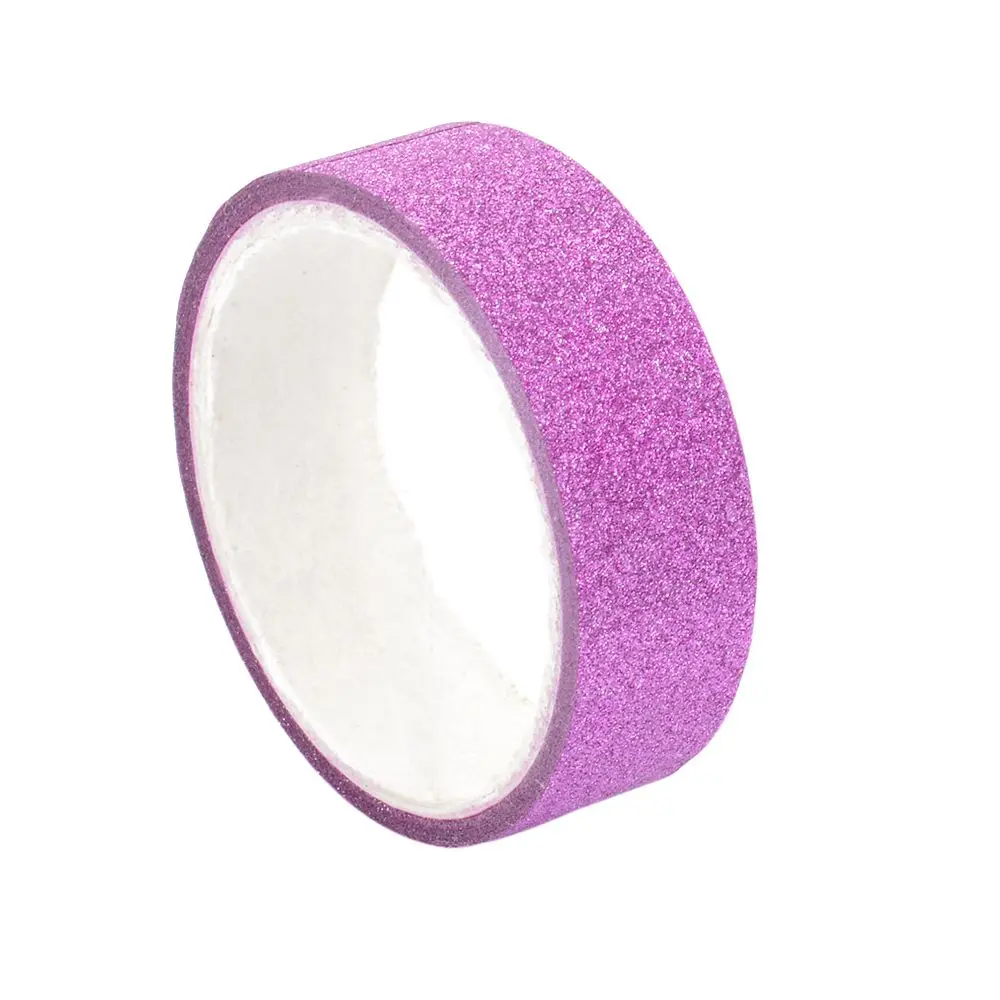 Kawaii Adhesive Silver Golden Glitter Masking Washi Tape Party Wedding Valentine Decorative Paper DIY Crafts Scrapbooking