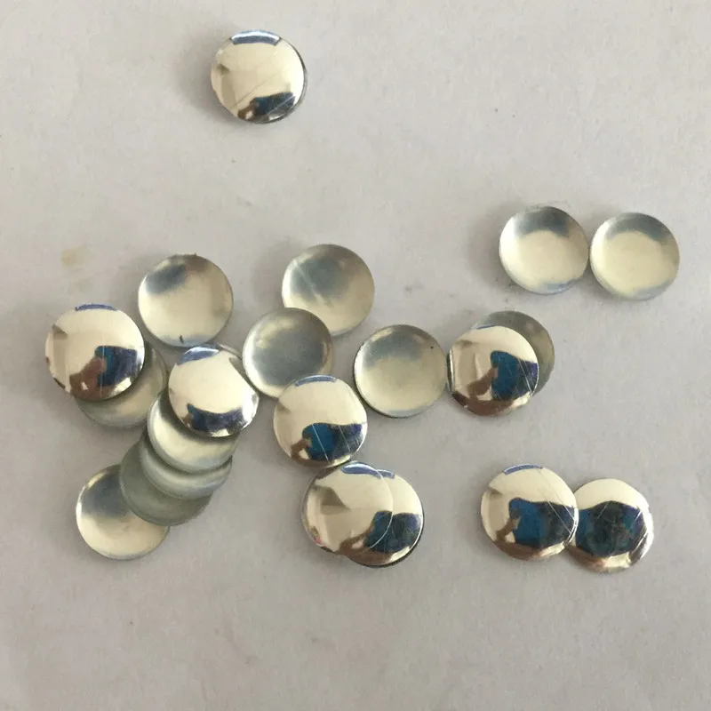 7mm Round Silver Flat Back Studs Hotfix Iron On Glue FlatBack DIY 288pcs/2GR Rhinestuds Hot fix Nailheads Rhinestones Accessory