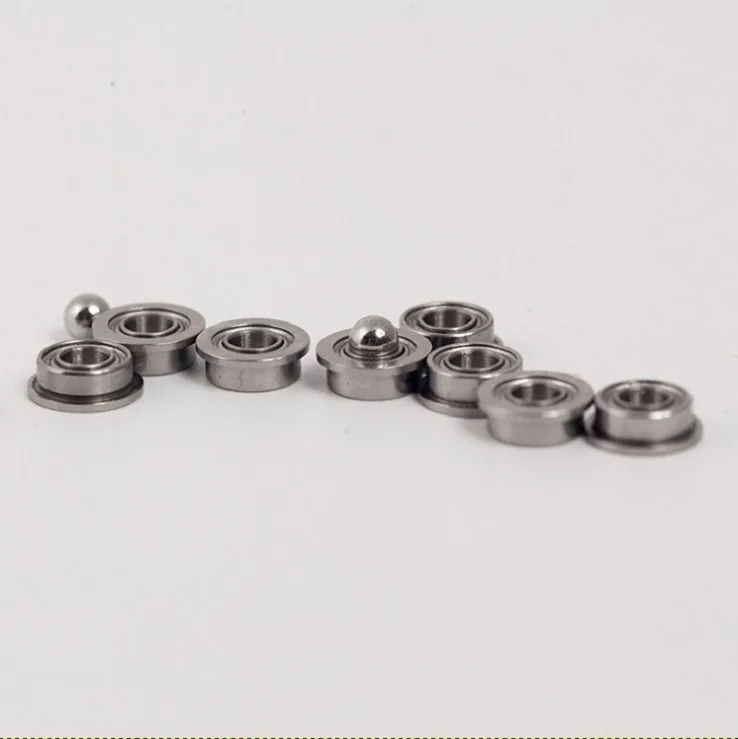 Wholesale MF74 MF74ZZ F674ZZ F674-ZZ ZZ flange bearing flanged Miniature Deep Groove Ball Bearing 4*7*2.5mm 4x7x2.5mm