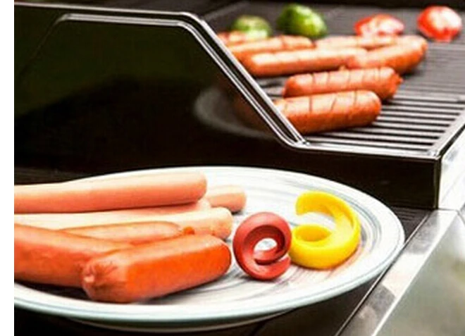 Manual Fancy Sausage Cutter Spiral Hot Dog Cutter Slicer kitchen gadget ss1310