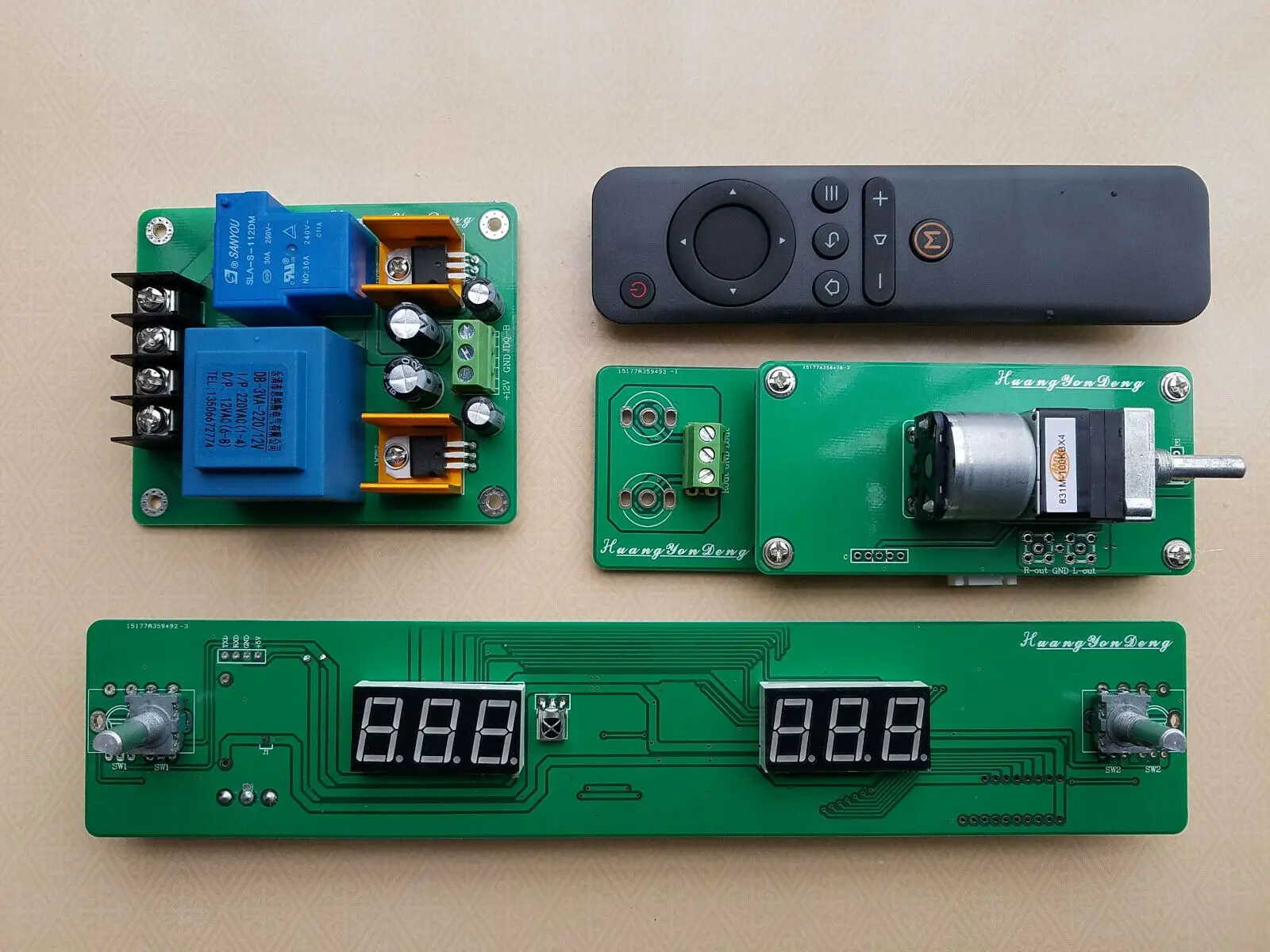 ZEROZONE Hiend ALPS Motor Remote Volume Control Board With Display (4 Way Input) L14-69