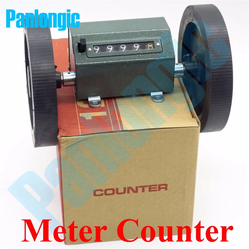 Machinery Meters Decoder Reversal Rolling Wheel Counter Meter Counter Length Measure Mechanic Counter Textile