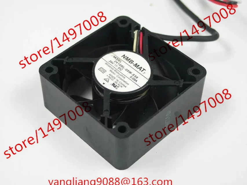 

NMB-MAT 2410RL-05W-S39 C09 DC 24V 0.09A 3-Wire 60x60x25mm Server Cooling Fan