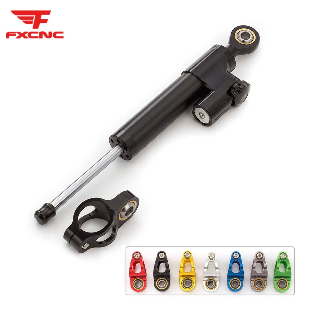 

Universal Aluminum Motorcycle Damper Steering Stabilize Safety Control For Yamaha MT07 MT09 YZF R1 R6 FZ1 XJR1300 MT-07