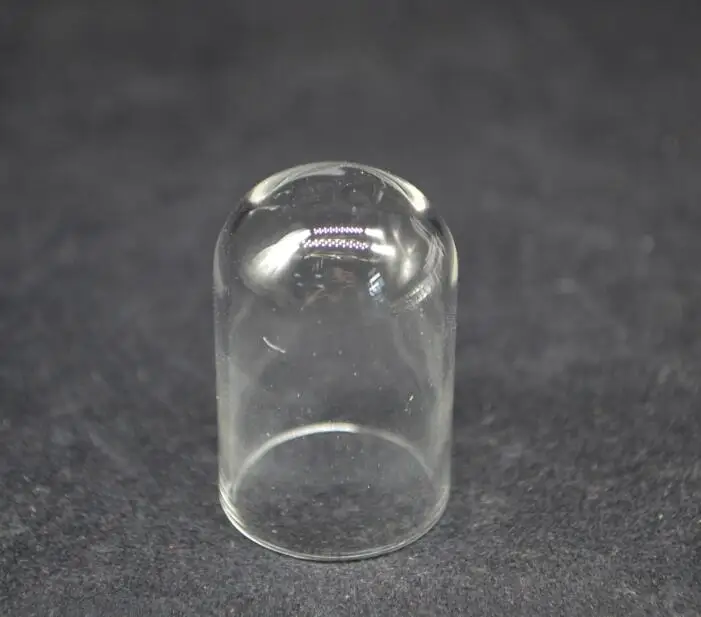 100pieces 30*20mm glass globe with hole cup bell shape glass bottle jars vials pendant necklace pendant jewelry findings