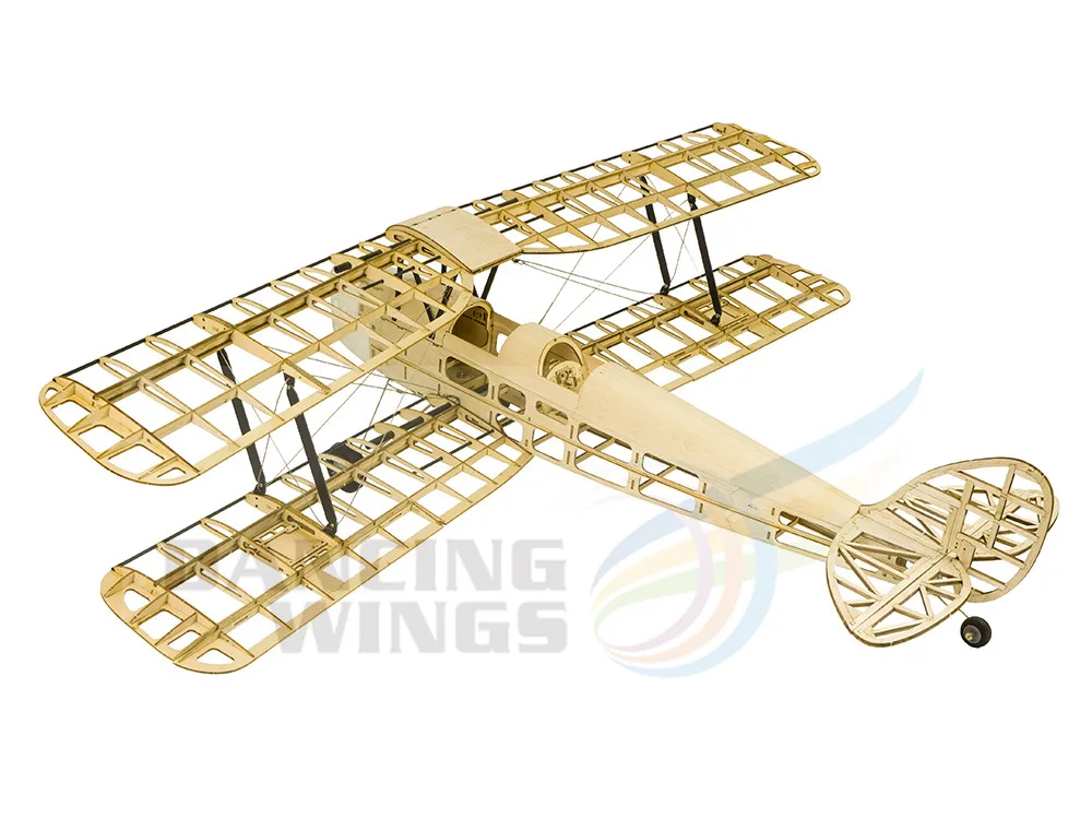 Upgrade Mini Tiger Moth Balsa Wood Model samolotu zasilany elektrycznie RC samolot 980mm Wingspan Laser Cut Model samolotu zestawy