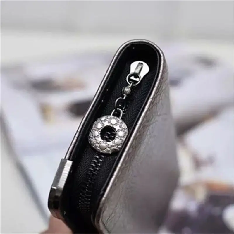 New Vintage Skull Ladies Long Handbag Zipper Wallet Skeleton Purse Clutch Card Holder Wallet carteira feminina handbag