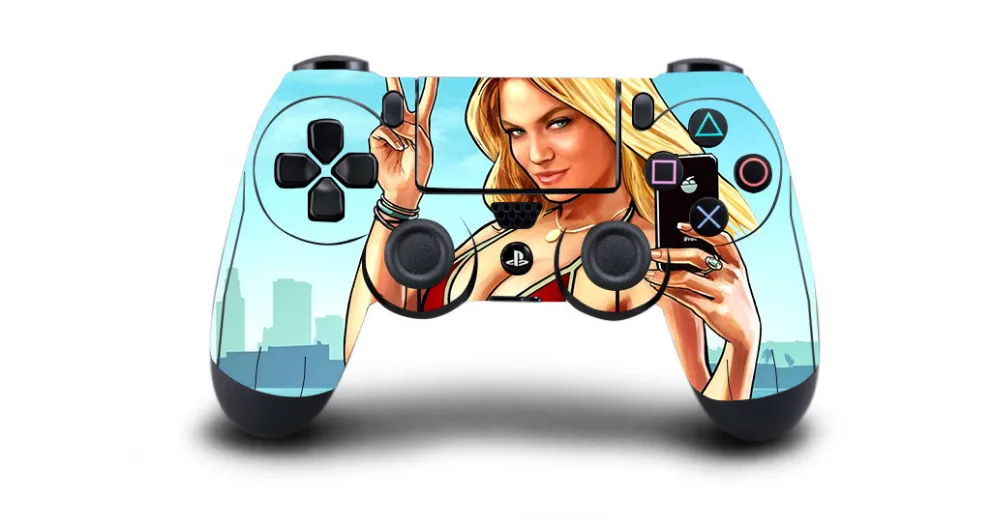 1pc Grand Theft Auto V GTA 5 PS4 Skin Sticker Decal For Sony PS4 Playstation 4 Dualshouck 4 Game PS4 Controller Sticker