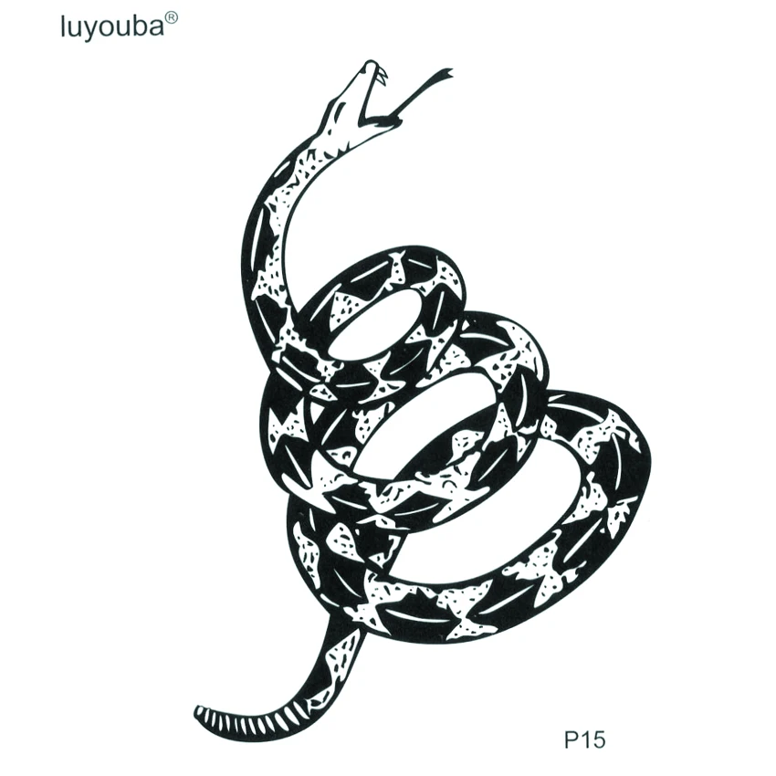 Snake Waterproof Temporary Tattoos For Men Harajuku Animals Waterproof Tatoos Temporales For Women Cheap Stuff  Tattoo Sticker