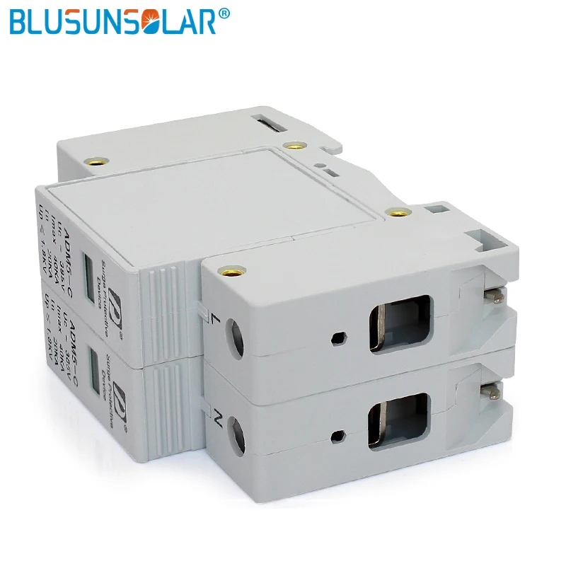 Hot selling 2P+N 110V 220V 380V 20-40KA AC Din Rail SPD Low Voltage Surge Protector