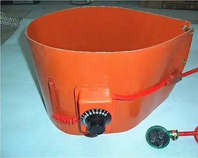 

220V 860mm*200mm Silicon Band Drum Heater Oil Biodiesel Plastic Metal Barrel
