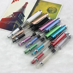 luxury 3008 0.5mm Transparent Fountain Pen 9 Color Pick Fountain Pens Writing Portable Caneta Office School Supplies