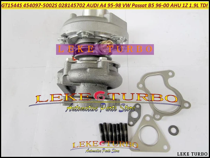 Free Ship GT1544S 454097-5002S 454097 028145702 454097-0002 Turbo For AUDI A4 1995-98,VW Passat B5 1996-00 1Z AHU 1.9L TDI 90HP