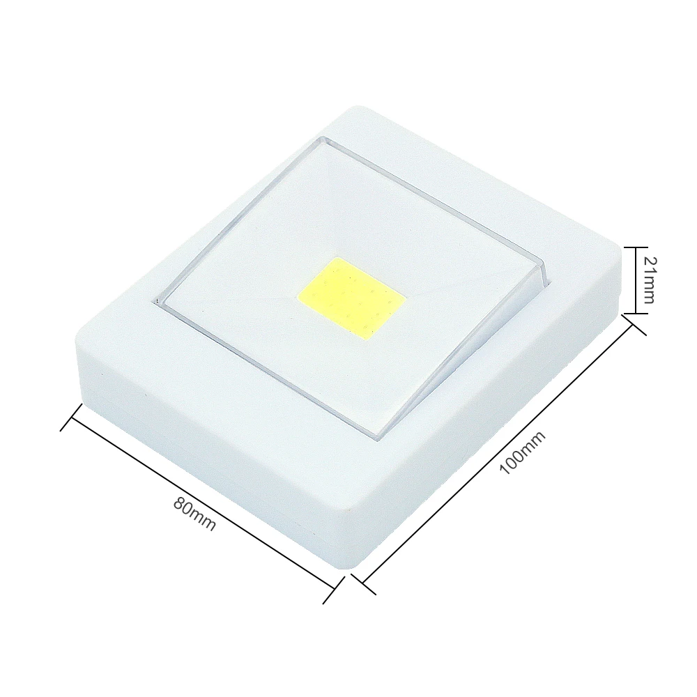 Từ Mới COB LED Dán Tường Đêm Đèn Chạy Bằng Pin Không Dây Đèn Phát Quang Cho Cabine Nhà Để Xe Tủ Quần Áo Nhà Phòng Ngủ