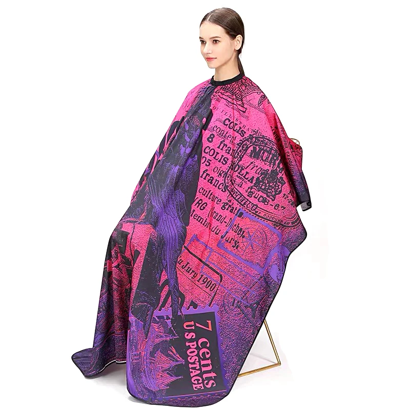 

Eagle Pattern Fashion Hair Cape Salon Haircut Barber Gown Apron Cloth Hairdresser Waterproof Wrap Hairdressing Supplies 1352