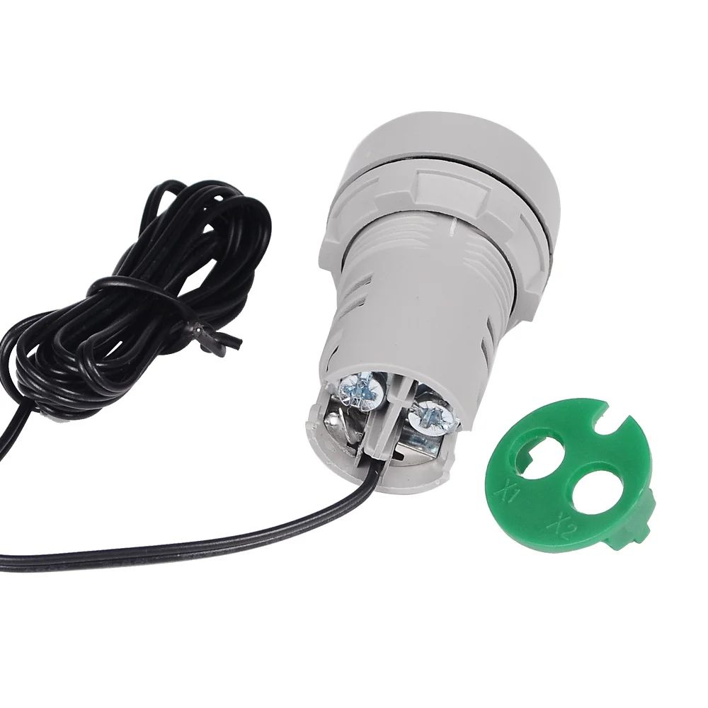 22mm LED Digital Display Tempetature Indicator Signal Thermometer Measuring Range -20-120 Celsius