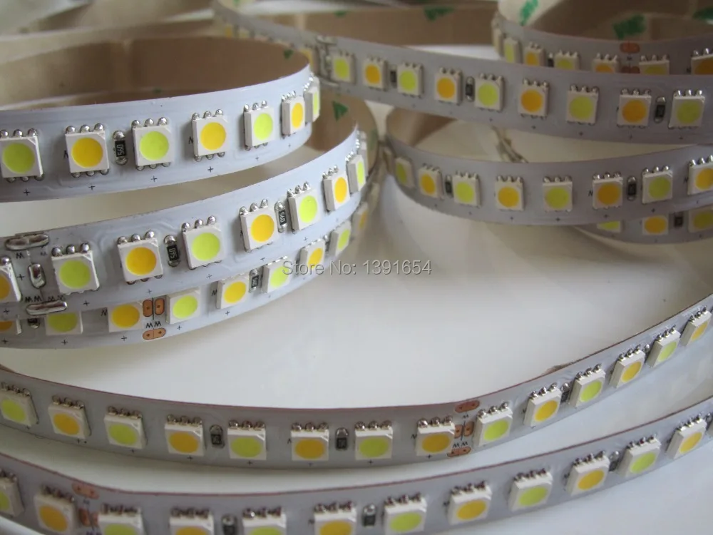 DC24V Non-Waterproof Double Color 5050 LED strip 120leds/M 600leds 5M  Two Color All Color Available Free Shipping