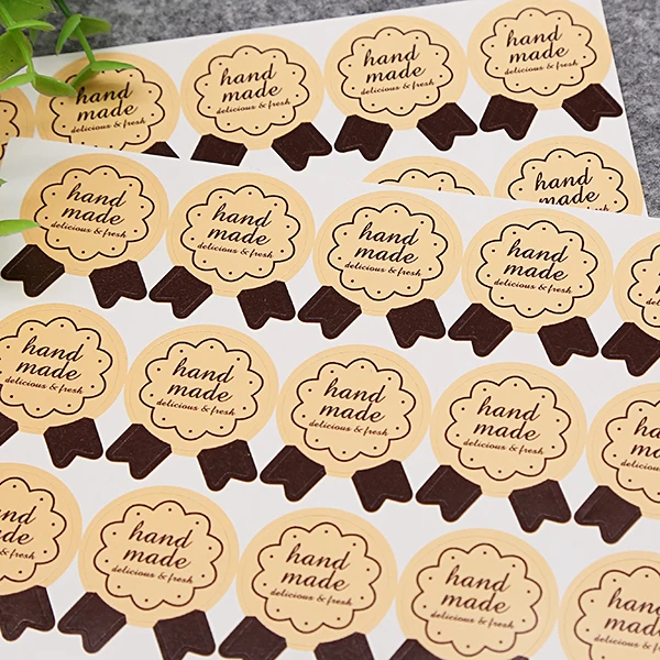 150Pcs/Lot Novelty Medal Design Paper Sticker Cookie Bakery Gift Stickers Stationery Gifts Packing Label Party (ss-1606)